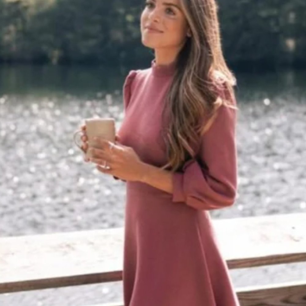 Gal Meets Glam Mauve Maggie Dress